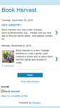 Mobile Screenshot of bookharvestnc.blogspot.com