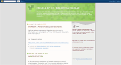 Desktop Screenshot of escuela32-bibliotecaescolar.blogspot.com
