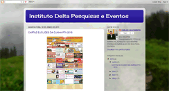 Desktop Screenshot of deltapesquisaseeventos.blogspot.com