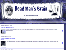 Tablet Screenshot of deadmansbrain.blogspot.com