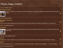 Tablet Screenshot of existomientraspienso.blogspot.com