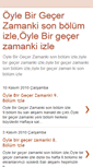 Mobile Screenshot of oylebirgecerzamanki-sonbolumizle.blogspot.com