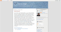 Desktop Screenshot of nevillesblogit.blogspot.com