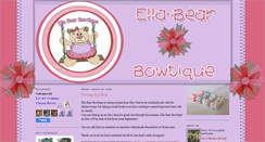 Desktop Screenshot of ellabearbowtique.blogspot.com