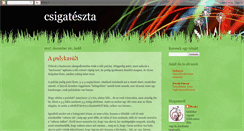 Desktop Screenshot of csigateszta.blogspot.com