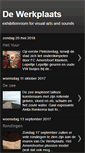 Mobile Screenshot of dewerkplaats.blogspot.com