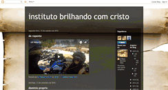 Desktop Screenshot of institutobrilhandocomcristo.blogspot.com