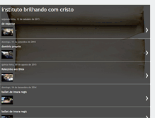 Tablet Screenshot of institutobrilhandocomcristo.blogspot.com