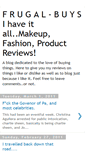 Mobile Screenshot of frugal-buys.blogspot.com