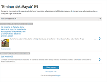 Tablet Screenshot of caninosdelmayab.blogspot.com