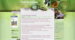 Desktop Screenshot of edukacja-inspiracja.blogspot.com