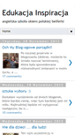 Mobile Screenshot of edukacja-inspiracja.blogspot.com