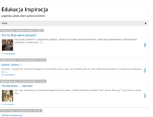 Tablet Screenshot of edukacja-inspiracja.blogspot.com
