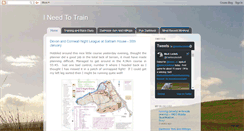Desktop Screenshot of ineedtotrain.blogspot.com