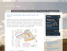 Tablet Screenshot of ineedtotrain.blogspot.com