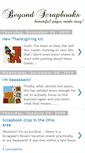 Mobile Screenshot of beyondscrapbooks.blogspot.com