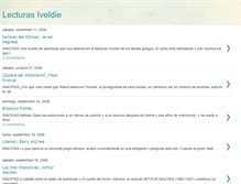 Tablet Screenshot of lecturas-iveldie.blogspot.com