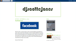 Desktop Screenshot of djscottejones.blogspot.com