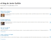 Tablet Screenshot of javierguillen.blogspot.com