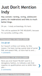 Mobile Screenshot of dontmentionindy.blogspot.com
