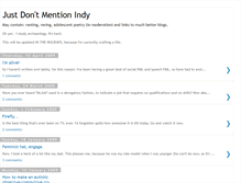 Tablet Screenshot of dontmentionindy.blogspot.com