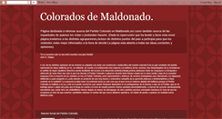 Desktop Screenshot of coloradosdemaldonado.blogspot.com