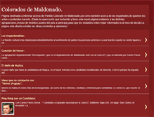Tablet Screenshot of coloradosdemaldonado.blogspot.com