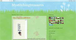 Desktop Screenshot of mystitchingtreasures.blogspot.com