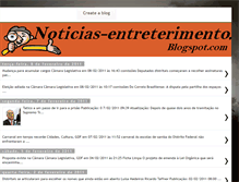 Tablet Screenshot of noticias-entreterimento.blogspot.com