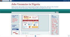 Desktop Screenshot of nigerianjobsplus.blogspot.com