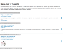 Tablet Screenshot of derechoytrabajo.blogspot.com