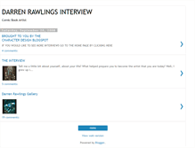 Tablet Screenshot of darren-rawlings-interview.blogspot.com