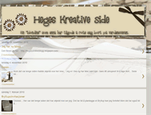 Tablet Screenshot of hegeskreativeside.blogspot.com