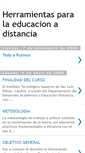 Mobile Screenshot of herramientasparalaeducacionadistancia.blogspot.com
