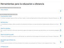 Tablet Screenshot of herramientasparalaeducacionadistancia.blogspot.com
