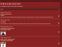 Tablet Screenshot of dreamakersllc.blogspot.com