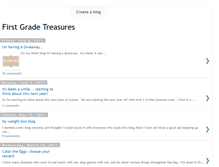 Tablet Screenshot of firstgradetreasures.blogspot.com