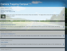 Tablet Screenshot of cameratrappingcampus.blogspot.com