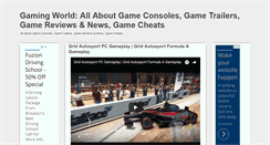 Desktop Screenshot of gamesinfoz.blogspot.com