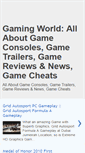 Mobile Screenshot of gamesinfoz.blogspot.com