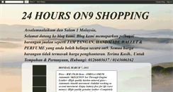 Desktop Screenshot of 24hourson9shopping.blogspot.com