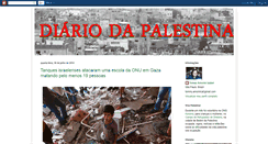 Desktop Screenshot of diariodapalestina.blogspot.com