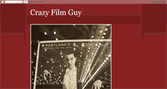 Desktop Screenshot of crazyfilmguy.blogspot.com