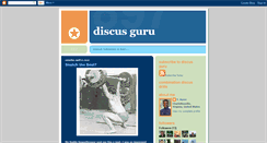 Desktop Screenshot of discusgurudiscusthrow.blogspot.com