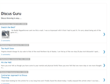 Tablet Screenshot of discusgurudiscusthrow.blogspot.com