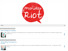 Tablet Screenshot of monsterriot.blogspot.com