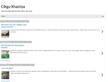 Tablet Screenshot of cikgukhairiza.blogspot.com