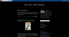 Desktop Screenshot of lowcarbrunner.blogspot.com