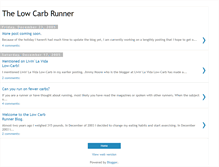 Tablet Screenshot of lowcarbrunner.blogspot.com