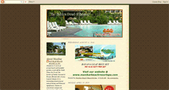 Desktop Screenshot of manikarbeachresortspa.blogspot.com